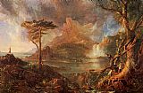 Thomas Cole Famous Paintings - A Wild Scene